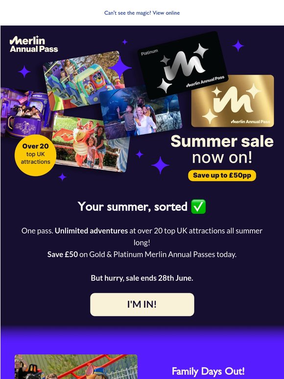 It’s here! Our Summer Sale has landed 🎉