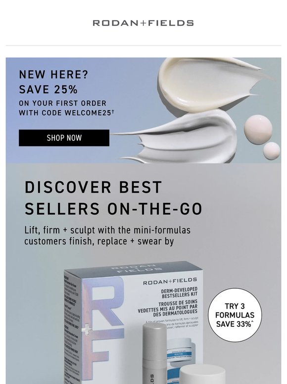 One kit, three best selling formulas