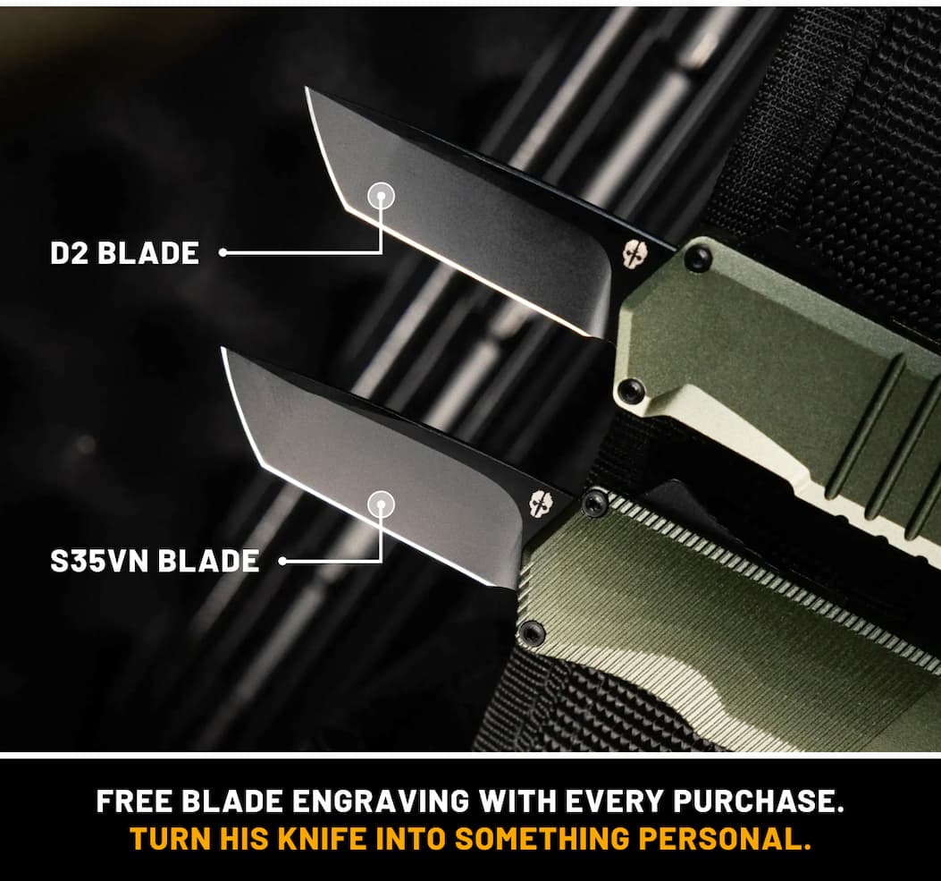 A2 Badger and A5 Spry Mini Blade Material Compasiron