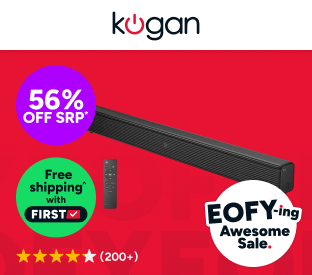 Kogan 2.1 Channel 140W Dolby Atmos Soundbar with Built-in Subwoofer Product Image