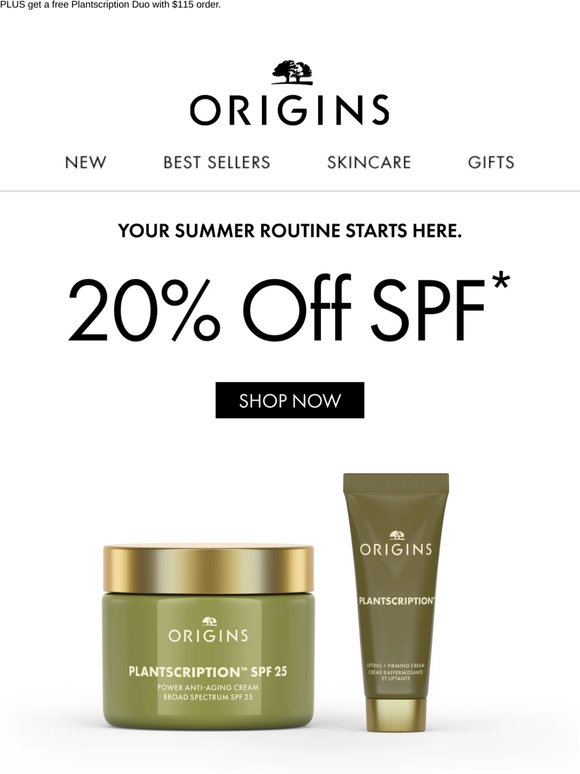 ☀️ SPF is 20% off today!