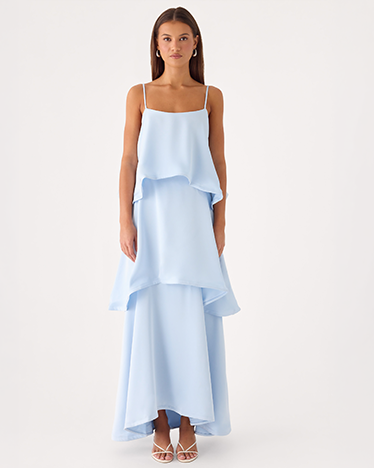 Becka Maxi Dress — Blue