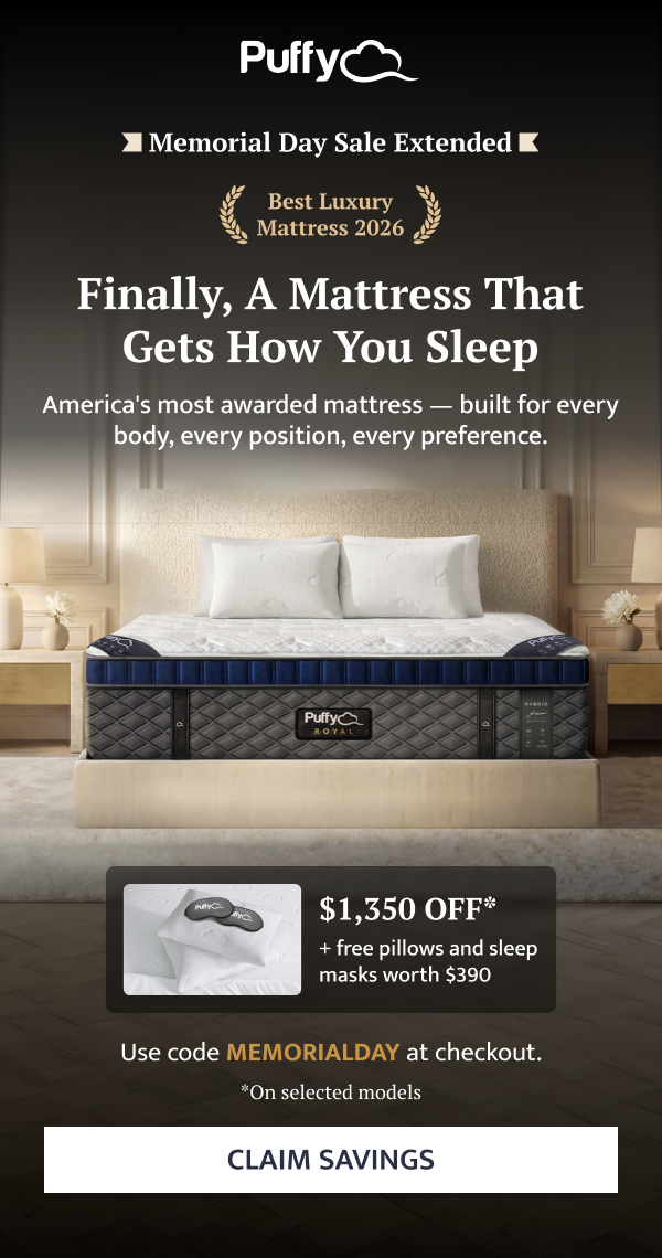 Save $1,350 with code MEMORIALDAY
