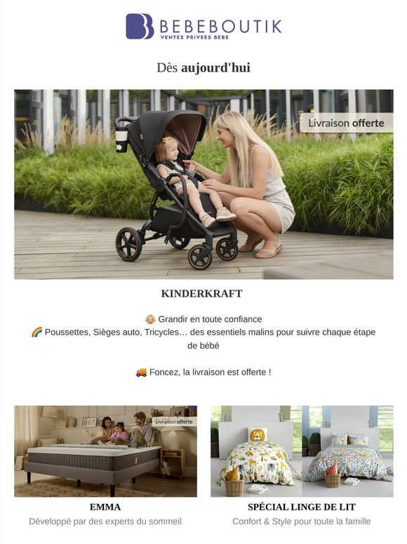KINDERKRAFT : l’essentiel pour bébé 👶