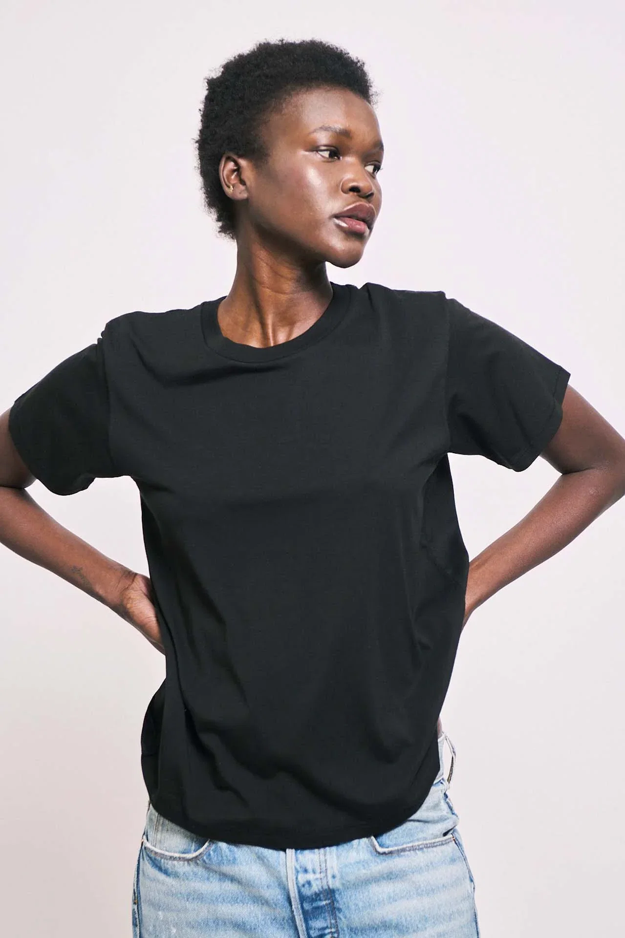 Image of The Chameleon Tee in Black