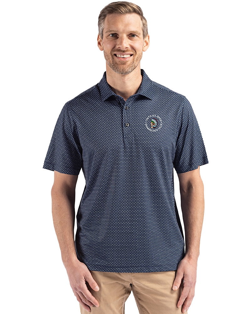 Image of 2026 U.S. Open Cutter & Buck Pike Recycled Shadow Check Print Mens Polo