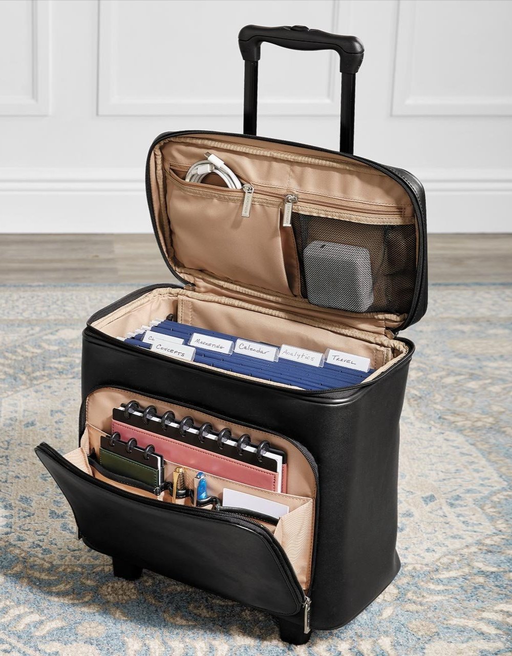 LevTex Rolling File Tote