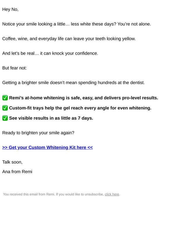 Yellow teeth? Read this.