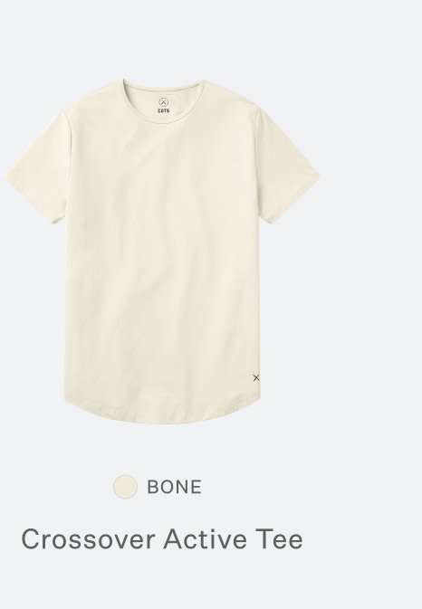 Crossover Active Tee - Bone