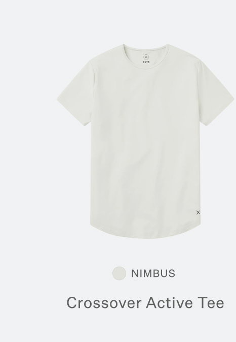 Crossover Active Tee - Nimbus