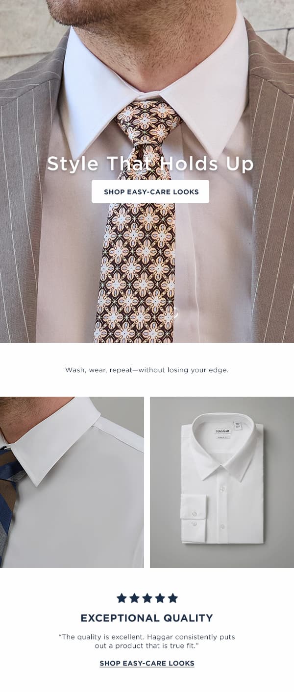 Shop easy-care looks