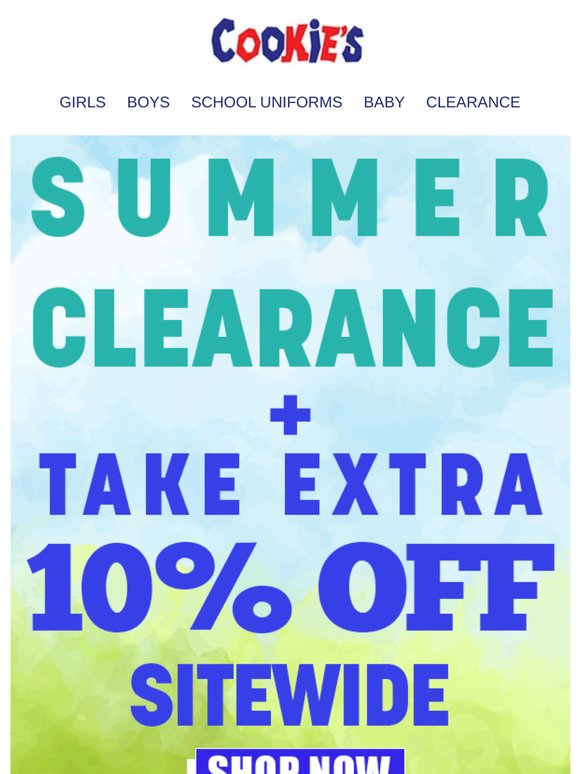 📍 Final Notice: Our Summer Clearance Sale Is Ending!