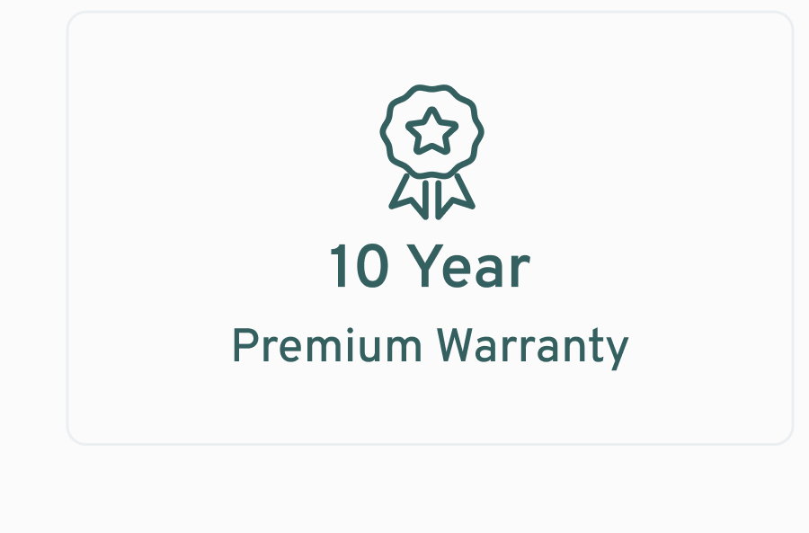 10 Year Warranty