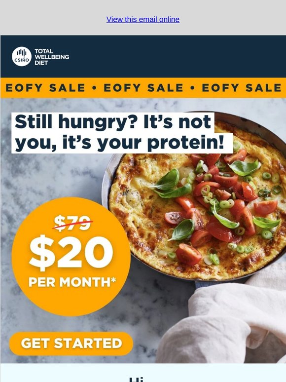 Stop feeling hungry all the time! 😋
