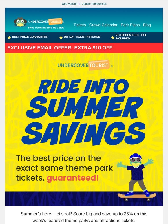 😎 Ride into Summer Savings! Save up to 25% + Extra $10 OFF