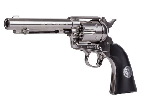 Colt Peacemaker SAA Pellet Revolver, Nickel