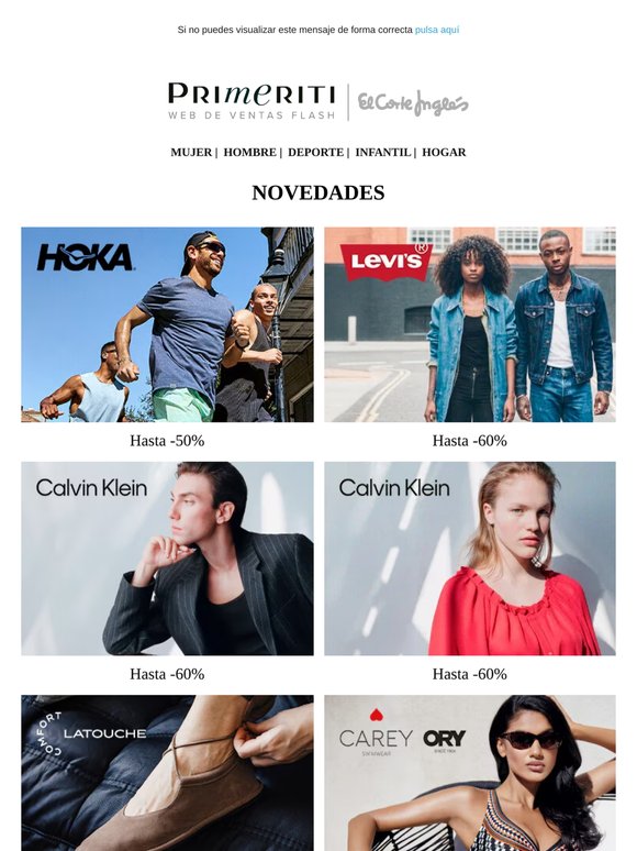 Hoka, Levi's, Calvin Klein y Carey