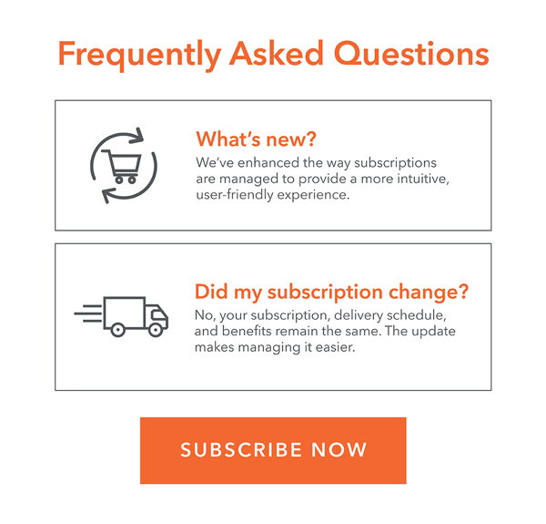 Enjoy 15% Off & Free Shipping On Subscription Orders