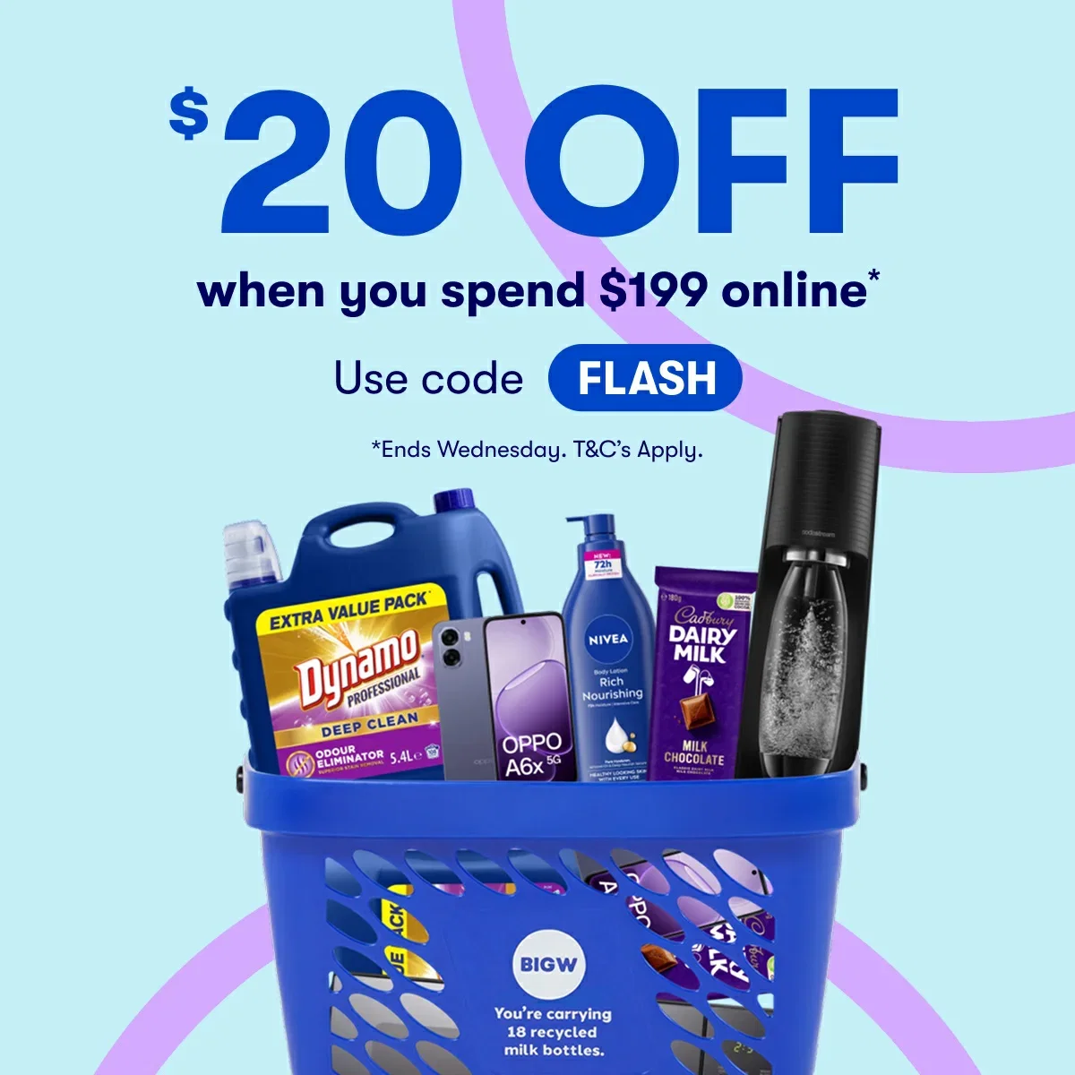 $20 OFF when you spend $199 online | Use code FLASH - Ends Wednesday. T&Cs Apply