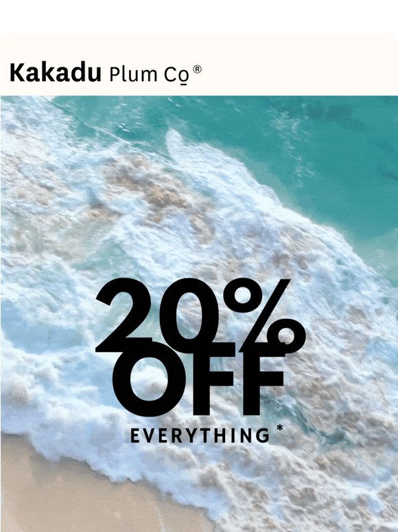 20% OFF Everything 🎉 EOFY Sale On Now