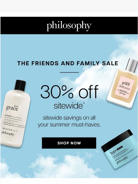 Thank You For Being a Friend: 30% Off