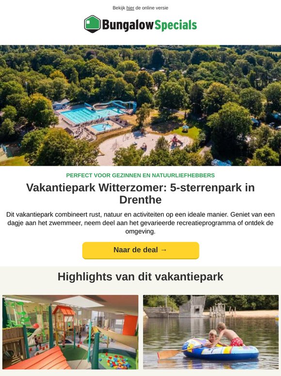Dit 5-sterrenpark in Drenthe is wat voor jou!