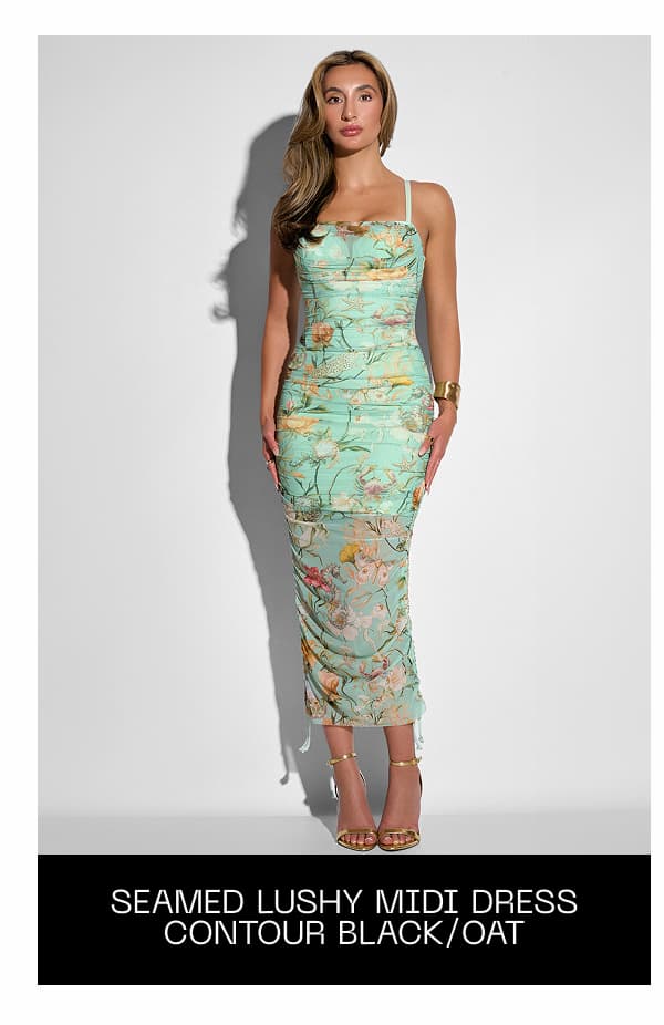 Sweetie Mesh Column Dress