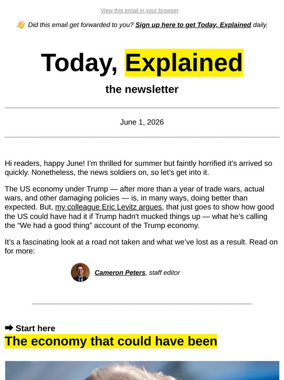The economy that could have been