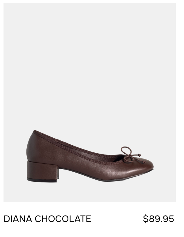Diana Ballet Heel Chocolate