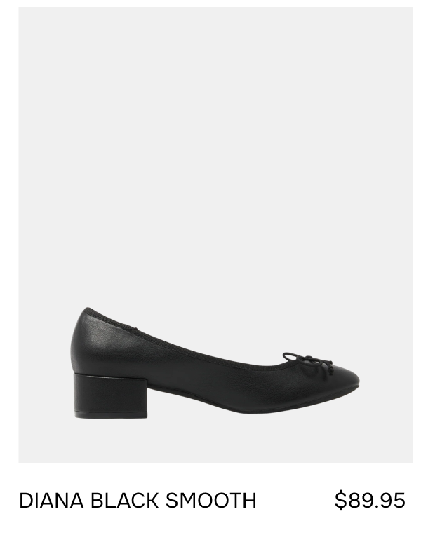 Diana Ballet Heel Black