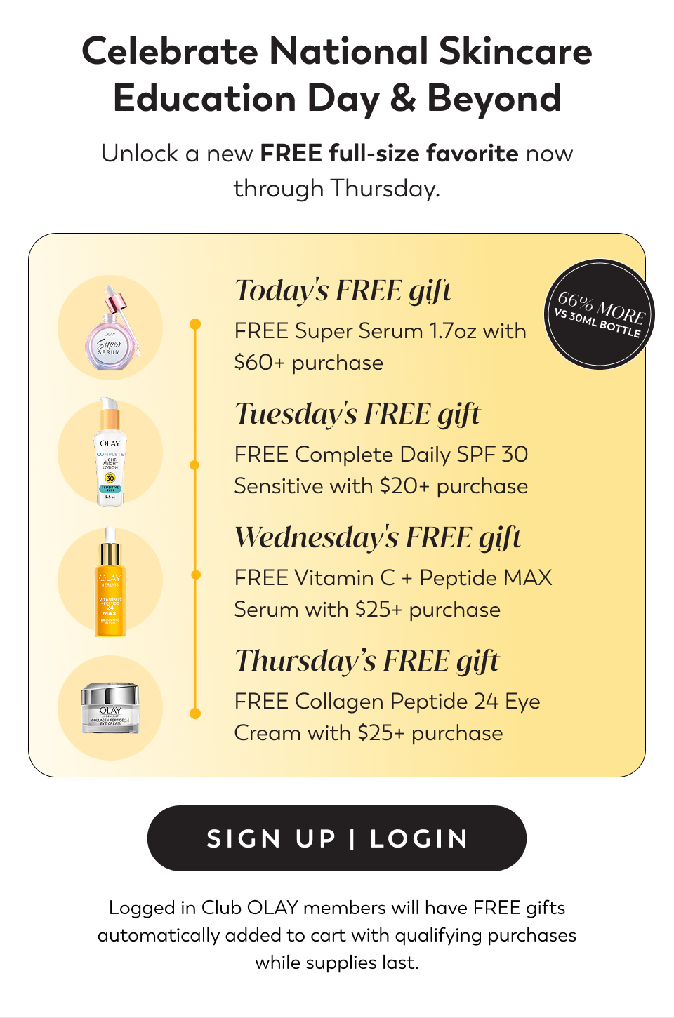 Free Gifts through 6/4