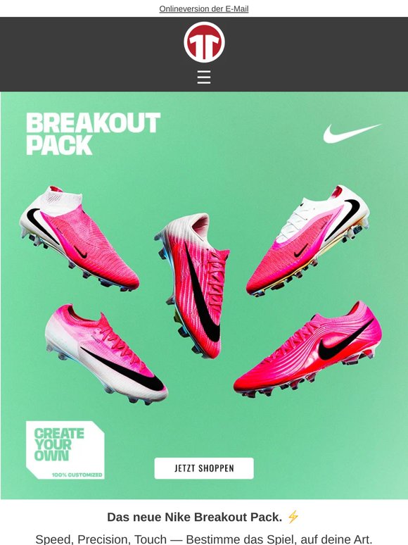🤩 Das neue Nike Breakout Pack ist jetzt erhältlich.