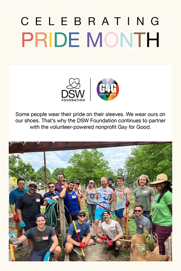 Celebrating Pride Month | DSW Foundation | G4G - Gay For Good