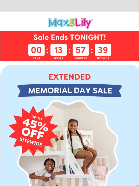Now or Never ⏱️ Sale Ends Tonight!