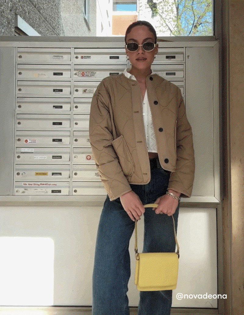 Audrey Mini Butter Yellow styled by @novadeona