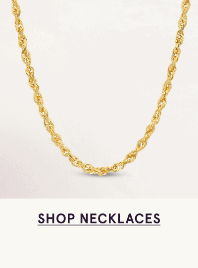 Delicate & dainty gold rope chain necklace. Click here to shop necklaces