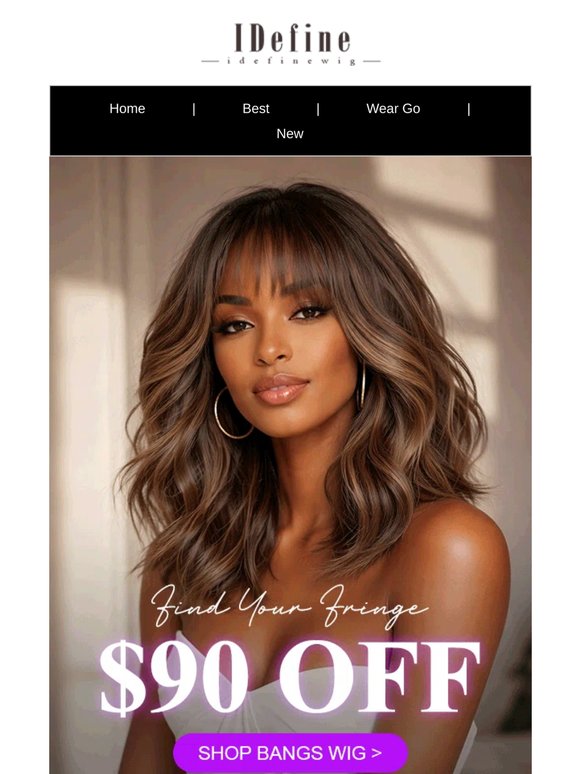 Bad Hair Day? Our Bangs Wigs Are The Cure! 💇‍♀️