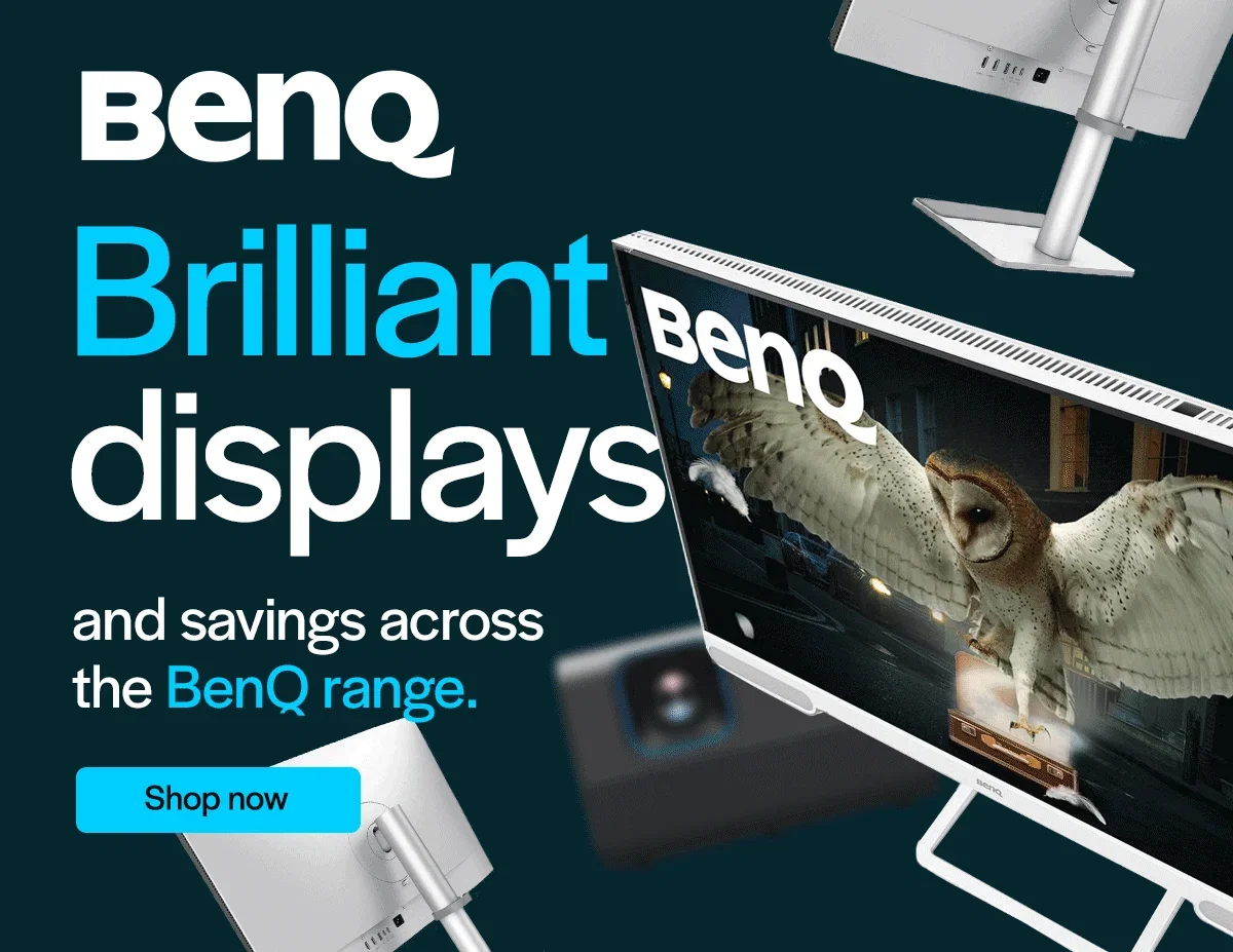 Brilliant displays and savings across the BenQ range.