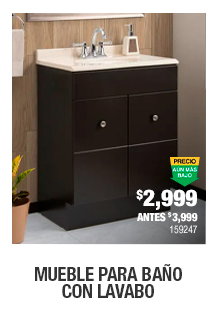 Mueble para baño con lavabo