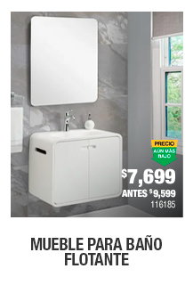 Mueble para baño flotante