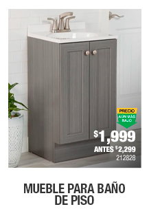 Mueble para baño de piso