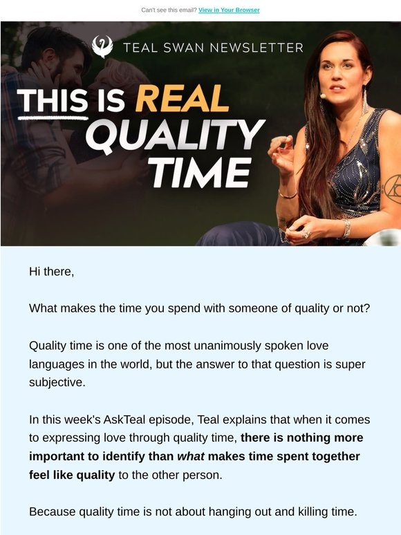 How To Express Love Through Quality Time
