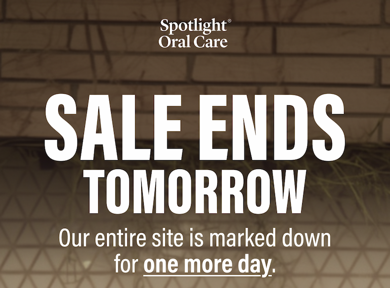 SALE ENDS TOMORROW