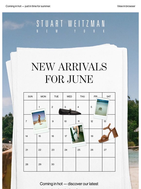 New Arrivals for June