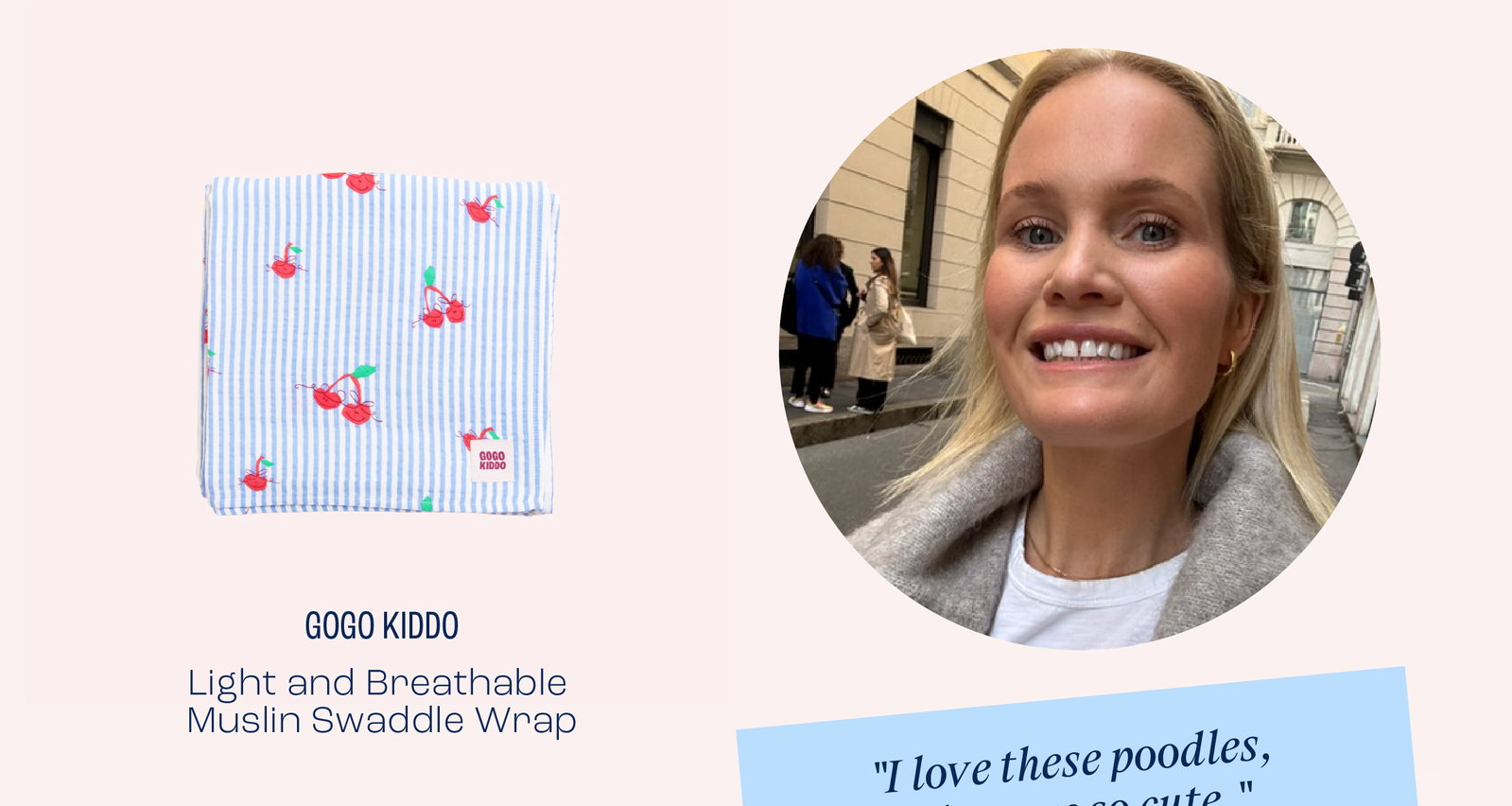 GOGO KIDDO Muslin Swaddle Wrap. Shop now