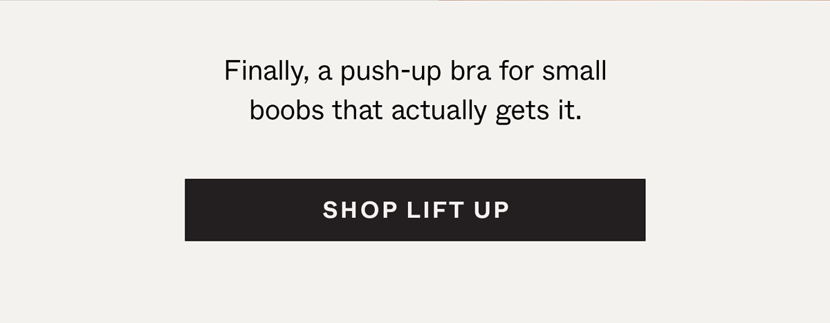 Finally, a push-up bra for small boobs that actually gets it.