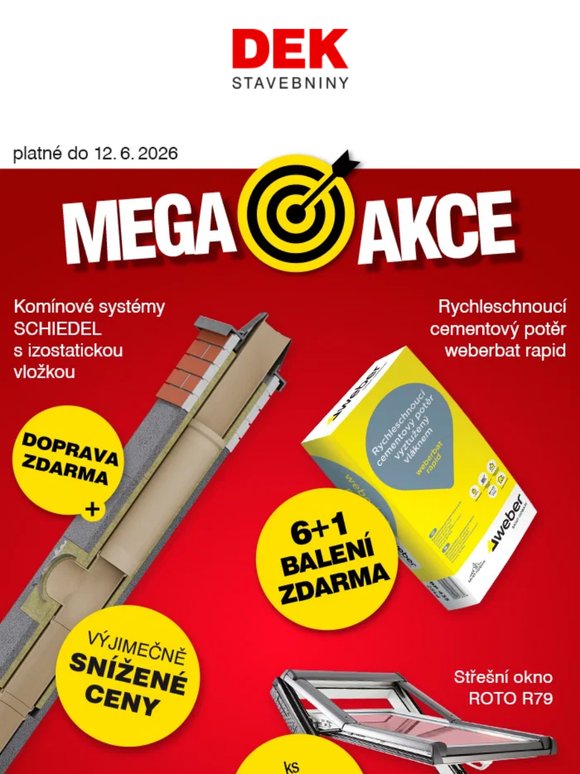 Chcete 25kg balení cementového potěru zdarma?