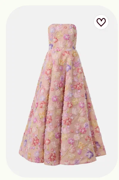 Vivian Floral Gown