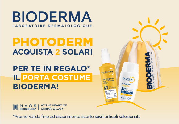 Bioderma - Acquista due solari e ricevi in omaggio la Pochette Porta Costume
