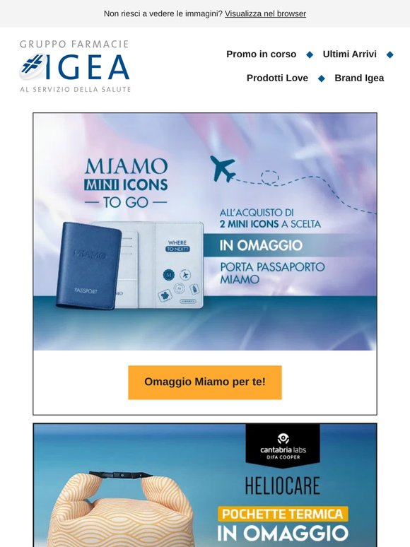 🤩Ci sono NOVITà e SCONTI imperdibili: Miamo, FaceD, Klorane .... Apri ed acquista